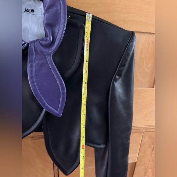 NWOT JAGNE Leather MARIEME Jacket and Leather shirt suit - Picture 6 of 16